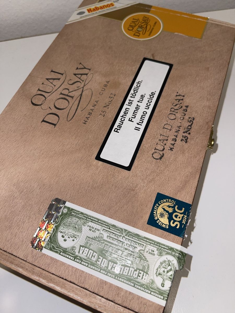 Sigari: Quai D’ Orsay No. 52 / Zigarren – Nuovo e nell'imballaggio originale da Itingen venduto da Habano1492 1