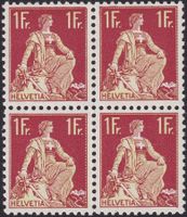 Helvetia mit Schwert: 115z (1Fr) ** postfrisch, Kat: 300.-+