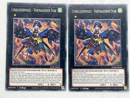 Yu-Gi-Oh! Karte Lyrikliedervogel - Vortragender Star LED8-DE
