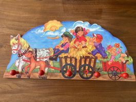 Kindergarderobe Bauernhof aus Holz