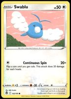 Pokémon Swablu 142/195 EN SWSH12: Silver Tempest