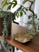 Vintage Messing Schale Schmuck 60er Aschenbecher Mid Century