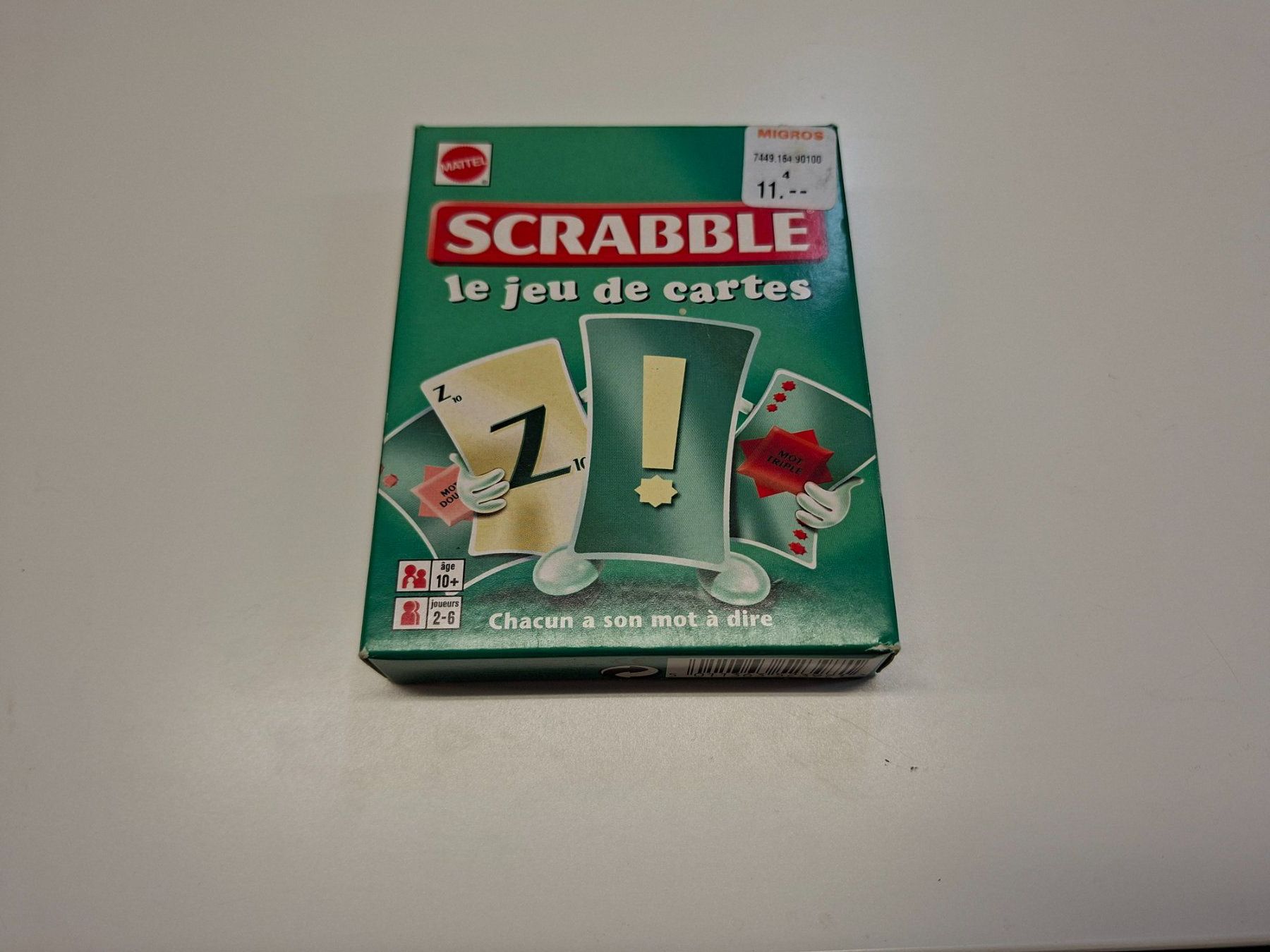 Mattel Spiele: Scrabble Karten spiel – Gebraucht aus Wettingen von Wendemarket