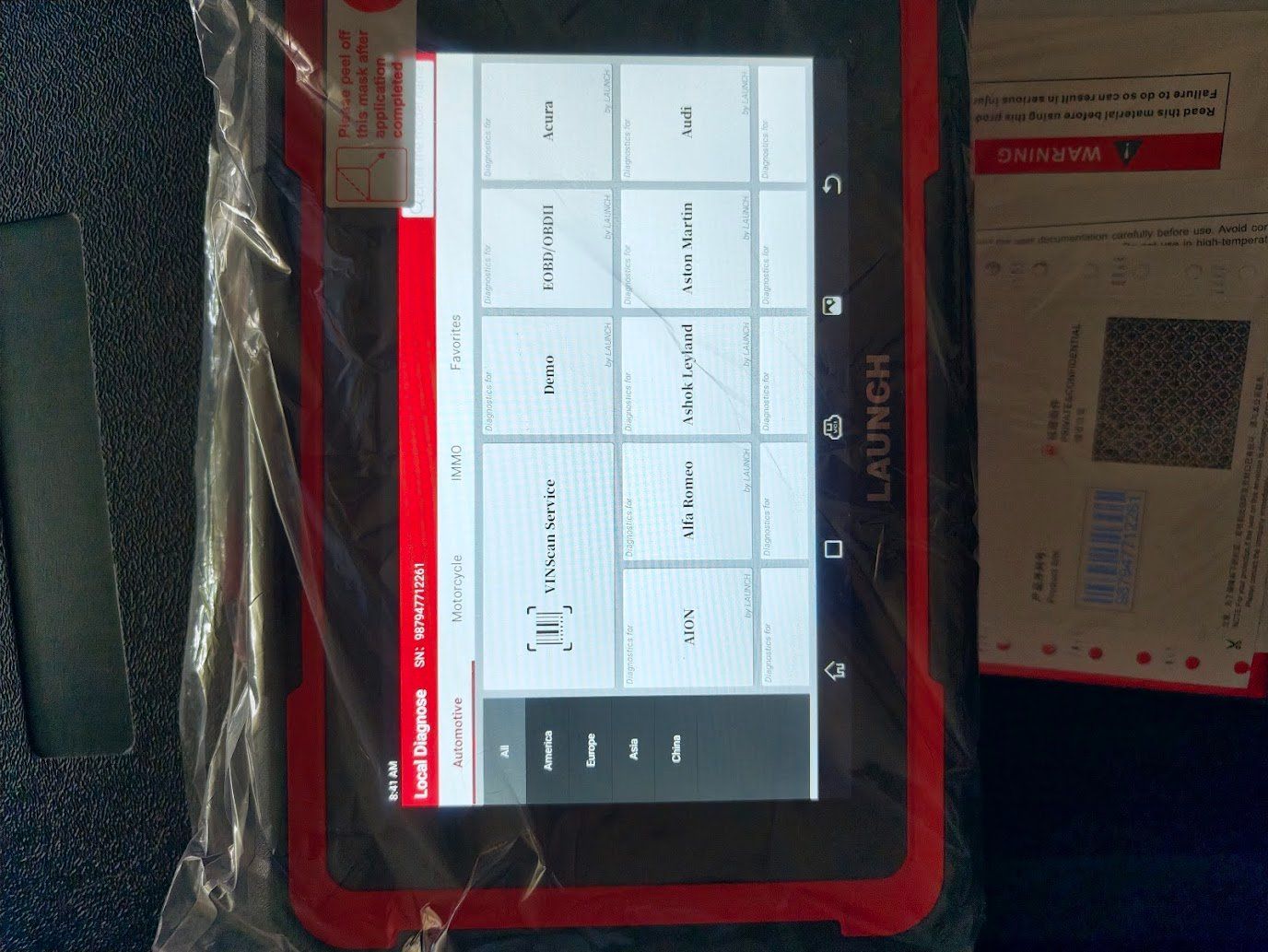 Launch Mesurer: LAUNCH X431 PRO ELITE Diagnosegeraet mit Koffer neu – Neuf avec emballage d'origine à Umiken par miru007 4