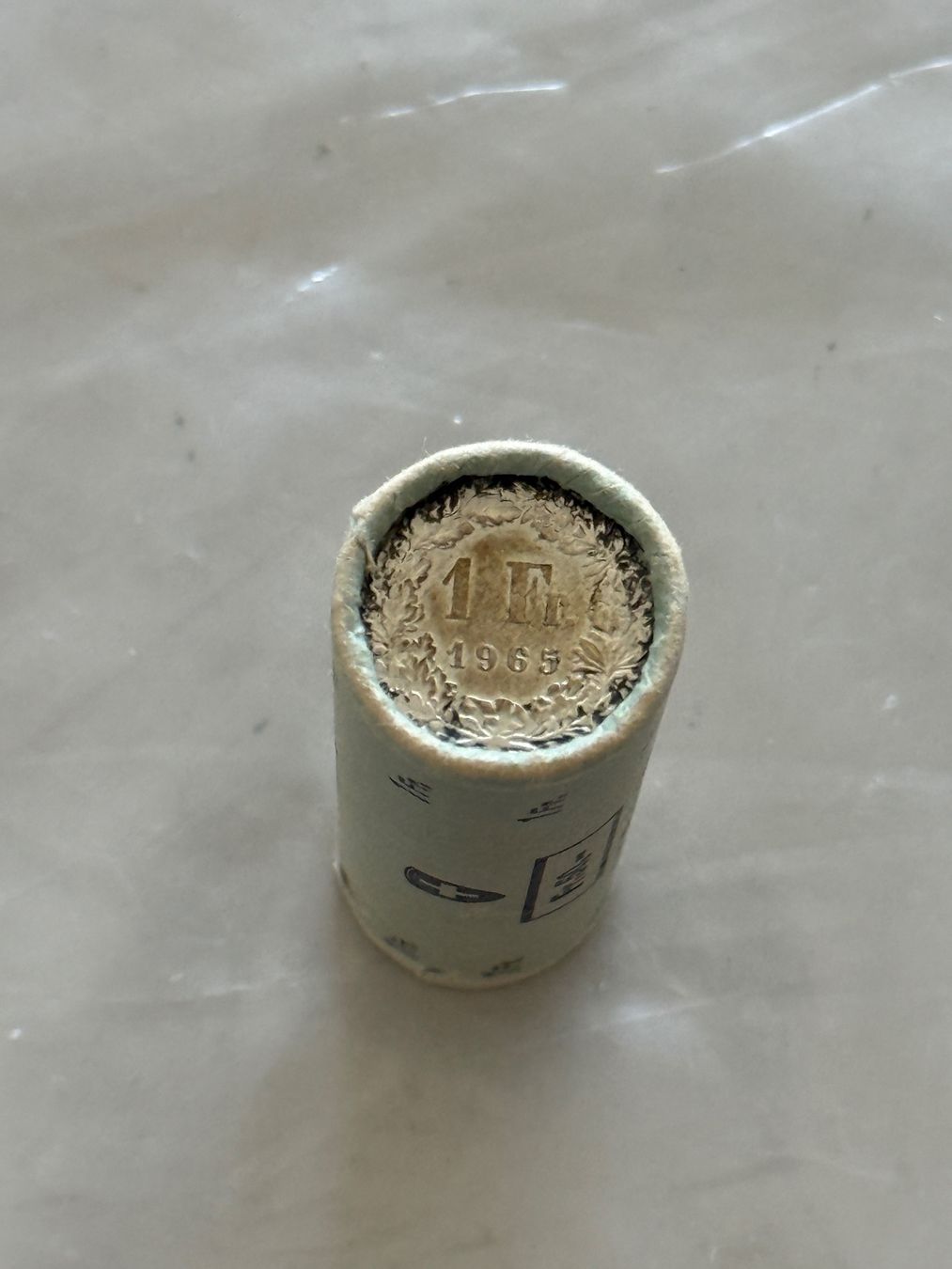 Tutti le monete: 1 Franken 1965  Original Rolle  Stempelglanz – Nuovo e nell'imballaggio originale da Wallisellen venduto da SWISS_SILVER1 3