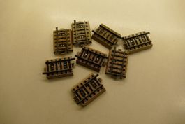 Märklin H0: 8xgerades M-Gleis l=45mm