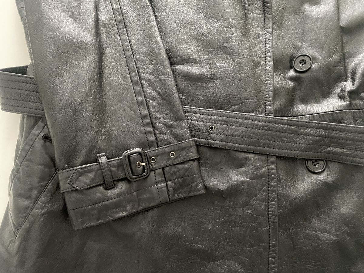 DKNY Cappotti: DKNY Ledermantel, klassischer Trenchcoat – Usato da Wetzikon ZH venduto da EAGLE_1981 4