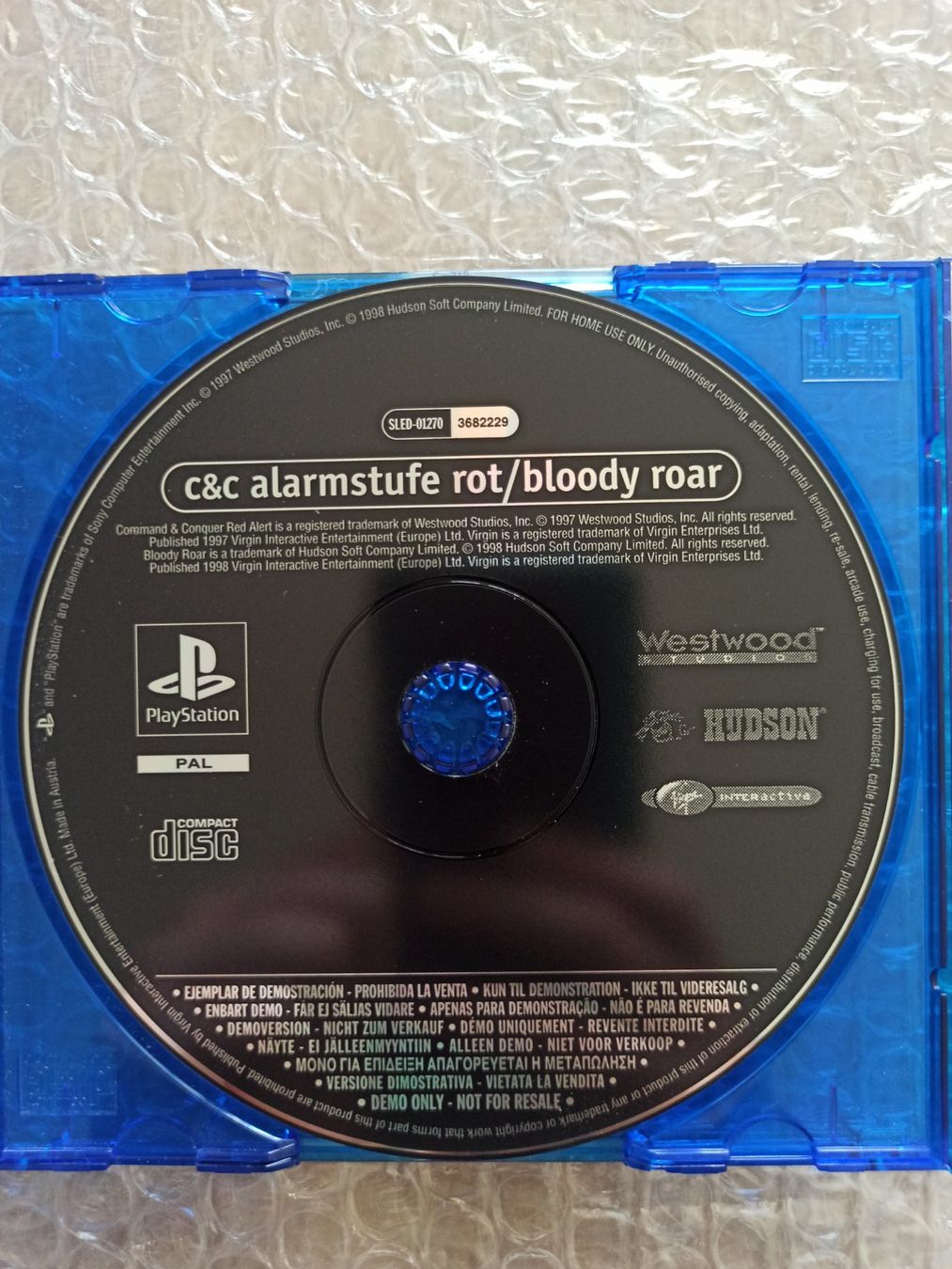 Giochi: Command & Conquer Alarmstufe Rot / Bloody Roar / Demo PS1 – Usato da Oberweningen venduto da mar_87mx
