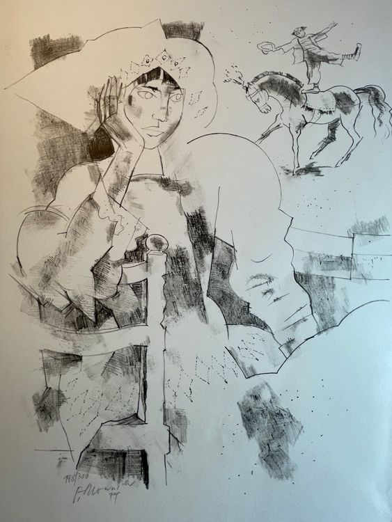 Lithographie von Paul MONNER  REF ARTA 16 II 4
