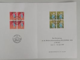 REGIOPHIL XXI Wil SG 1989, Ersttagsbrief mit Sonderstempel