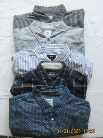 5 Hemden langarm