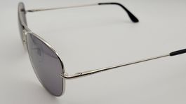 HAMILTON Sonnenbrille Pilotenbrille Silber Metall neuwertig