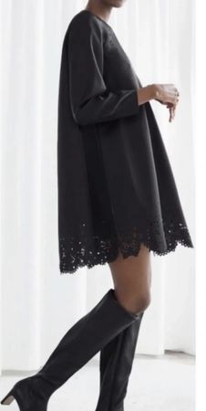 & Other Stories Little Black Cutout Dress New With Tag