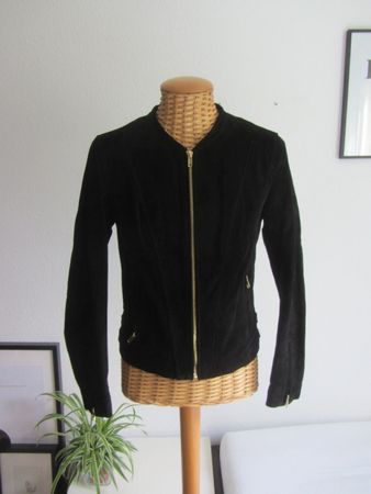 ROCKANDBLUE - Wildleder Jacke schwarz (NEU) 36