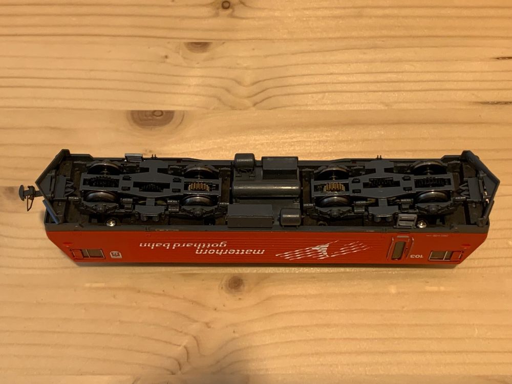 Bemo Modelleisenbahnen: BEMO MGB HGe 4/4 II 103 Chur OVP – Defekt aus Disentis/Mustér von Zbot28 5