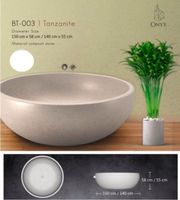 Freistehende Badewanne Bad Wanne Terrazzo Stein Steinwanne