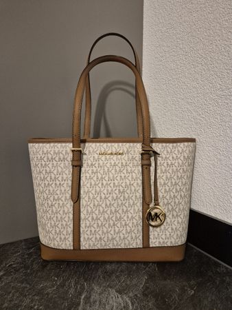 Michael Kors Shopper / Tasche – Logo-Print – Braun/Beige
