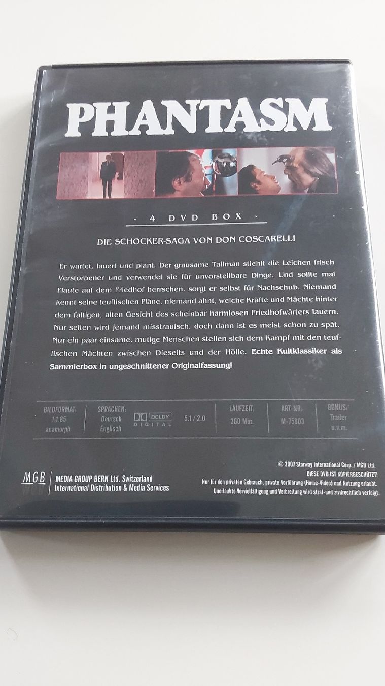 Tutti i DVDs: Phantasm Complette Saga Box – Usato da Worb venduto da niklas2001 3