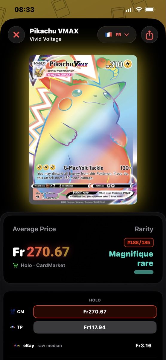 Cartoline: Pikachu VMAX Pokémon – Nuovo (secondo la descrizione) da Minusio venduto da rooster612 1