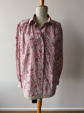 Vintage Christian Dior Seidenbluse, Grösse 38/40