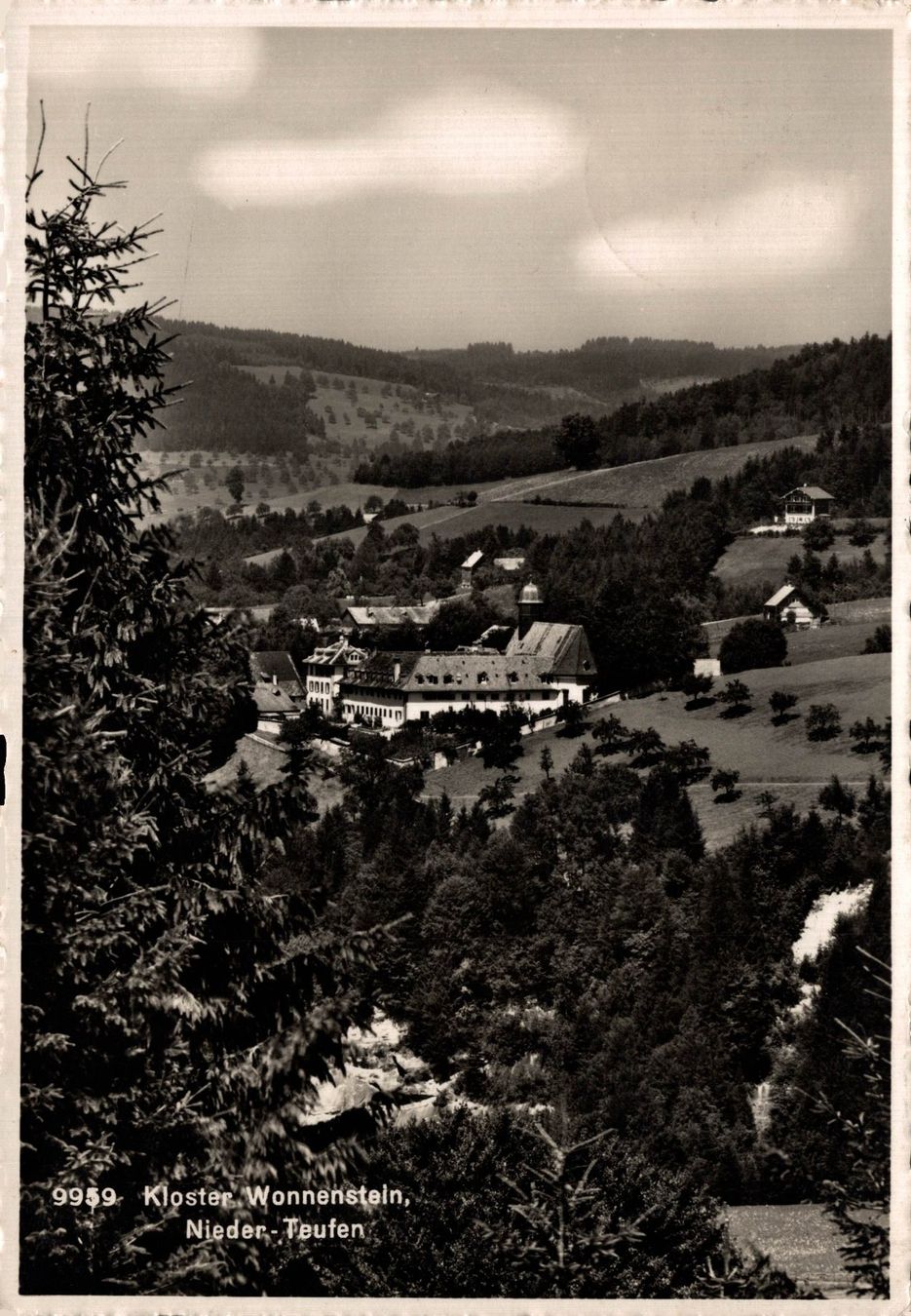 Ansichtskarten: Kloster Wonnenstein, Niederteufen – Gebraucht aus Bronschhofen von Astore
