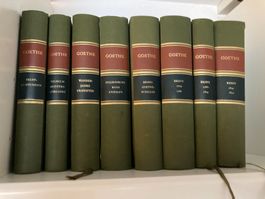 8 Bände von Johann Wolfgang Goethe, Gedenkausgabe
