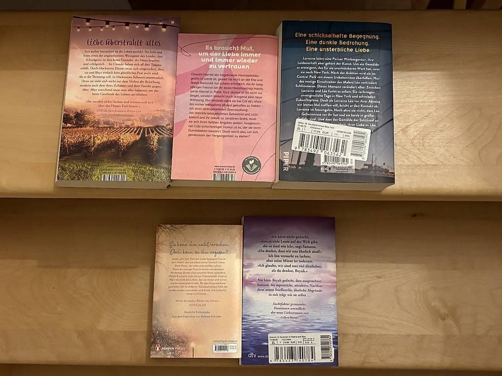Libri: 5 Booktok Bestseller Romane – Usato da Müllheim Dorf venduto da Schja 1
