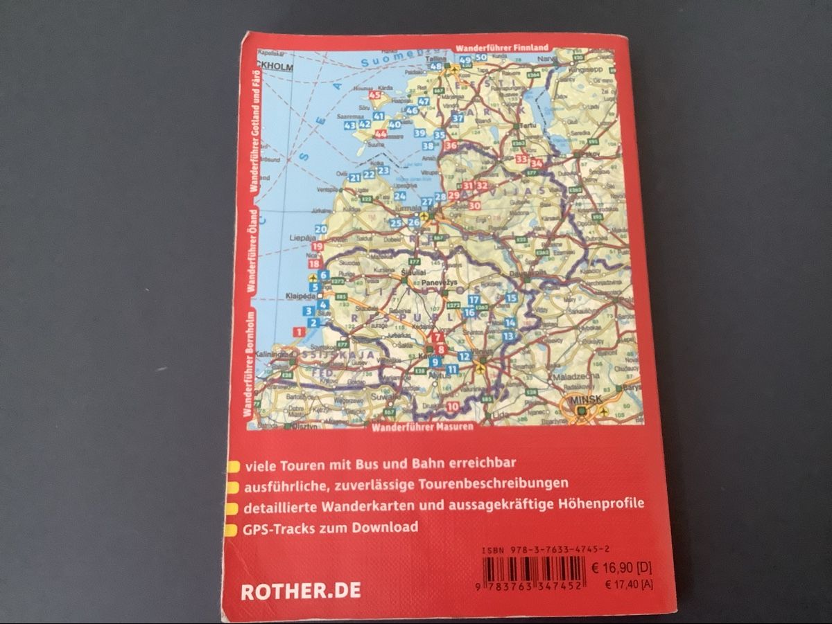 Libri: Rother Wanderführer Baltikum 2024 – Usato da Schwarzenberg LU venduto da lealea123 2