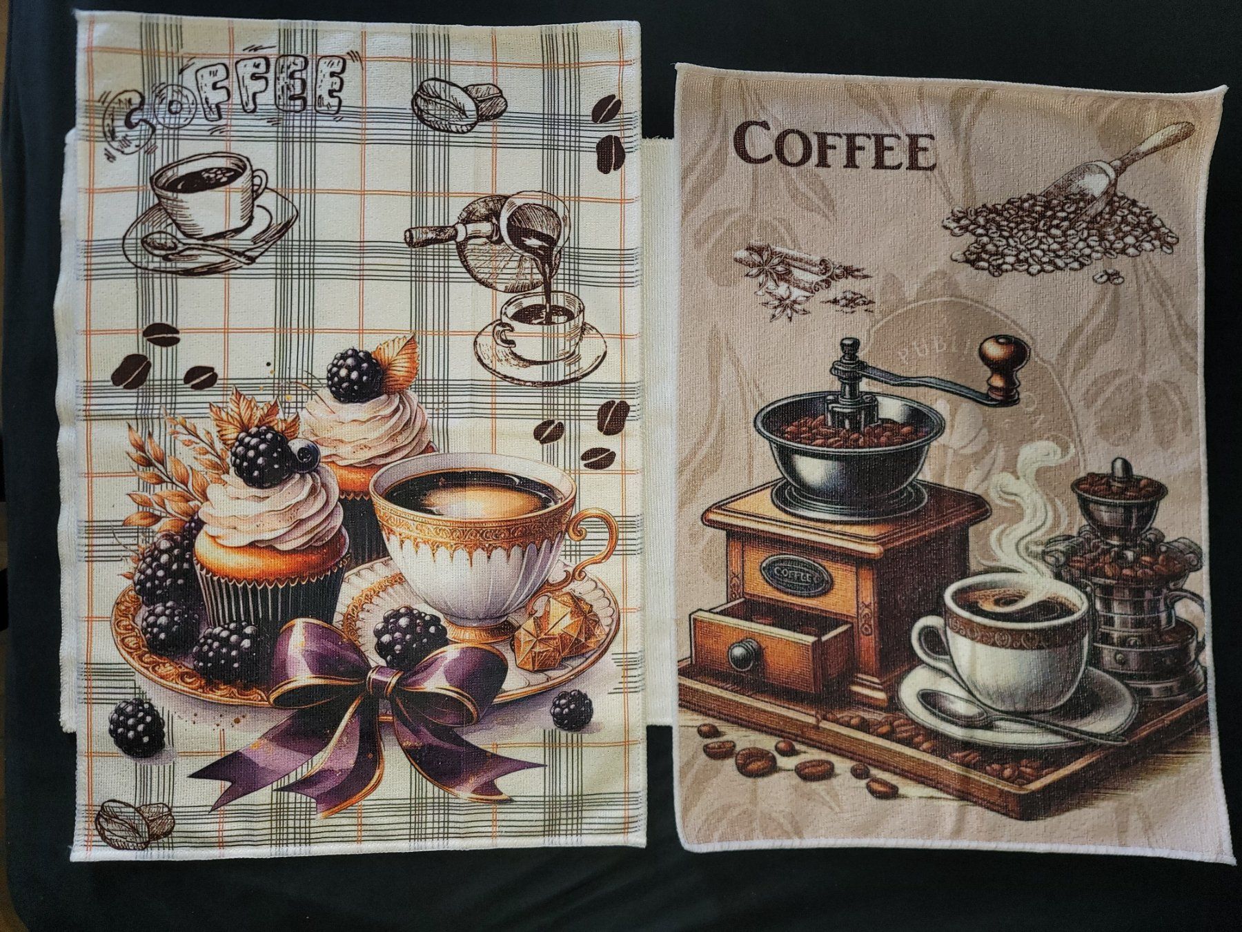 Strofinacci: Kaffee, Microfaser Küchentuch, Torchon en microfibre, towel – Nuovo (secondo la descrizione) da Zollikerberg venduto da Nice_Name
