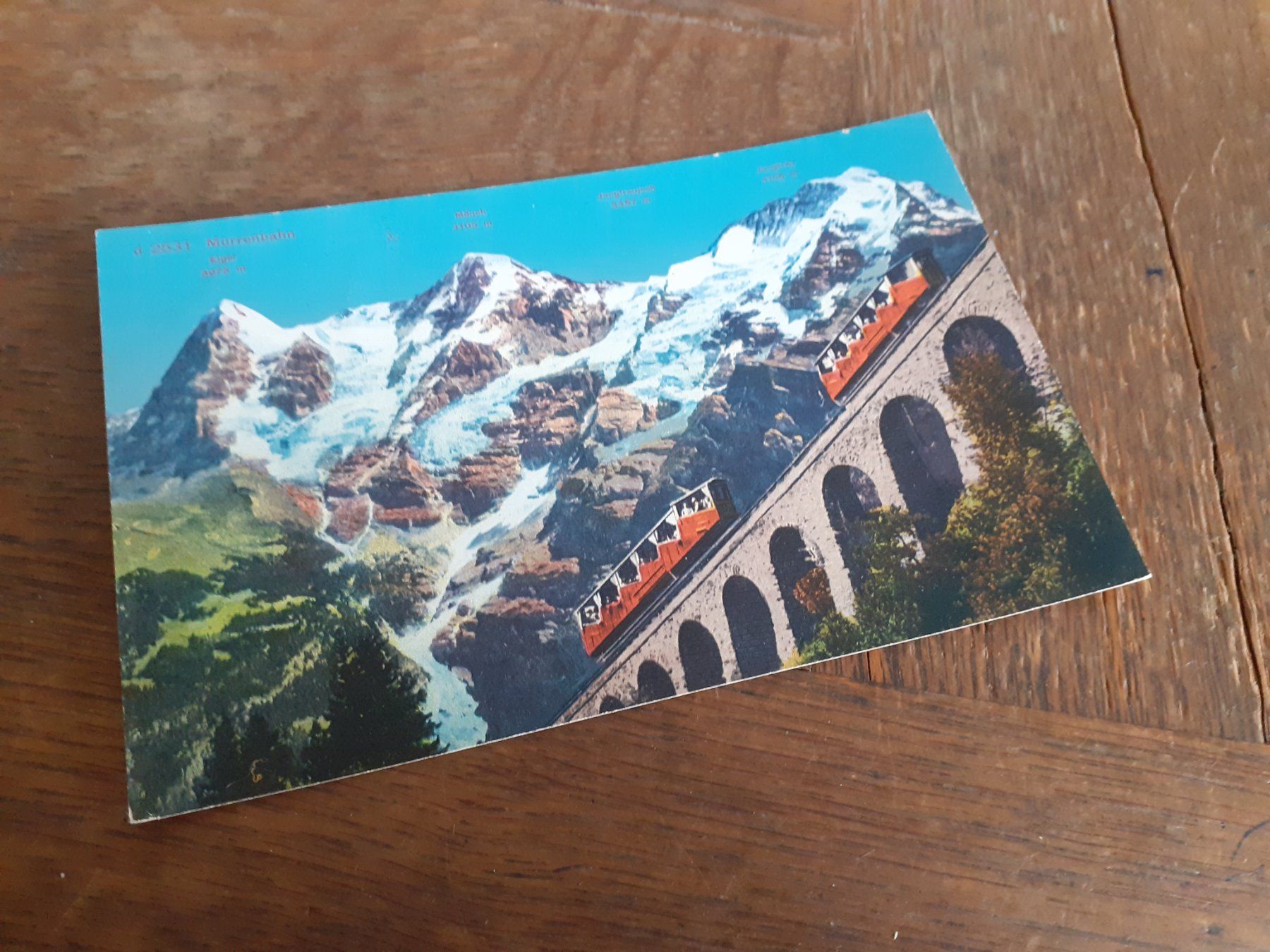 Ansichtskarten: MUERREN BAHN – Gebraucht aus Winterthur von