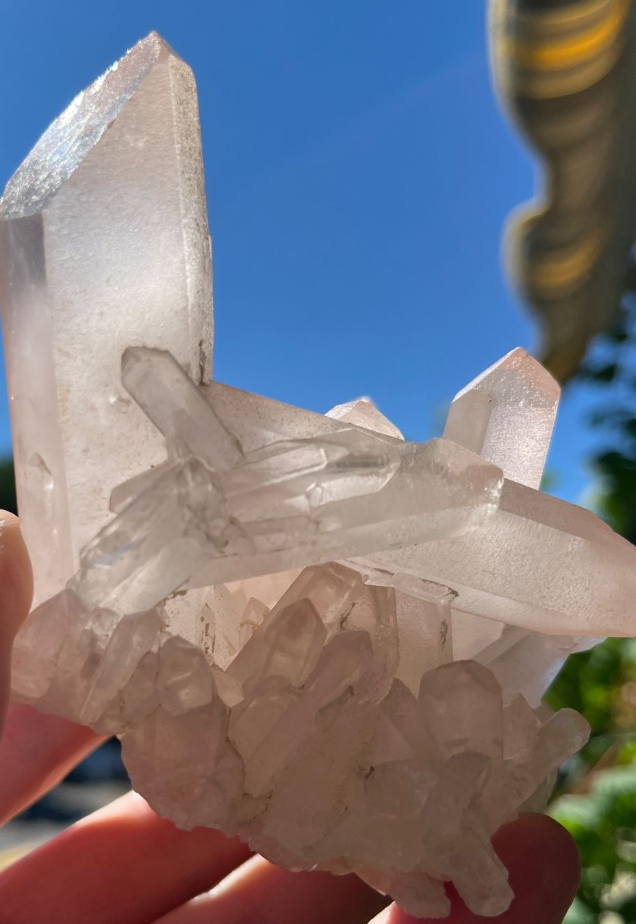 Minerali & Pietre curative: Bergkristall mit bis zu 7 cm langen Spitzen! – Usato da Uster venduto da Arrayo 2
