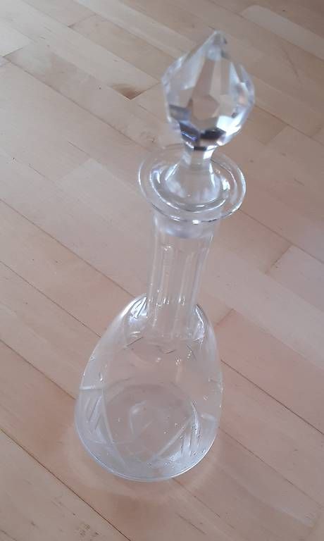 Caraffe: Antike Glaskaraffe mit Stöpsel – Usato da Schaan venduto da jud_59jg 1