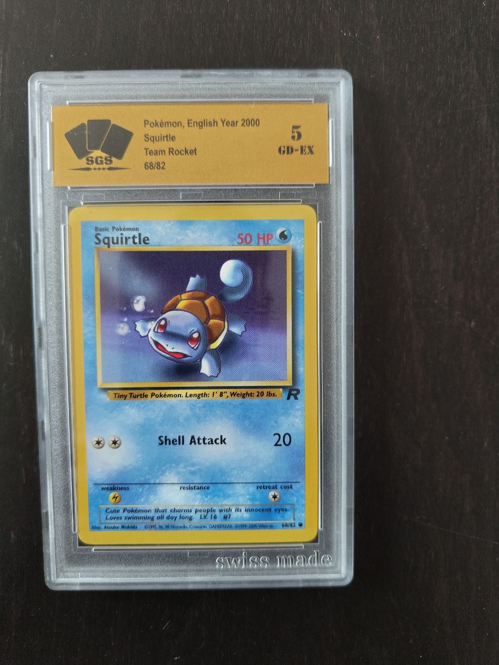 Cartoline: Pokemon Schiggy 2000 Englisch gegradet – Usato da Zürich venduto da Slevin2710