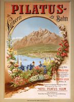 Pilatus-Bahn bei Luzern von Alpnach-Stad