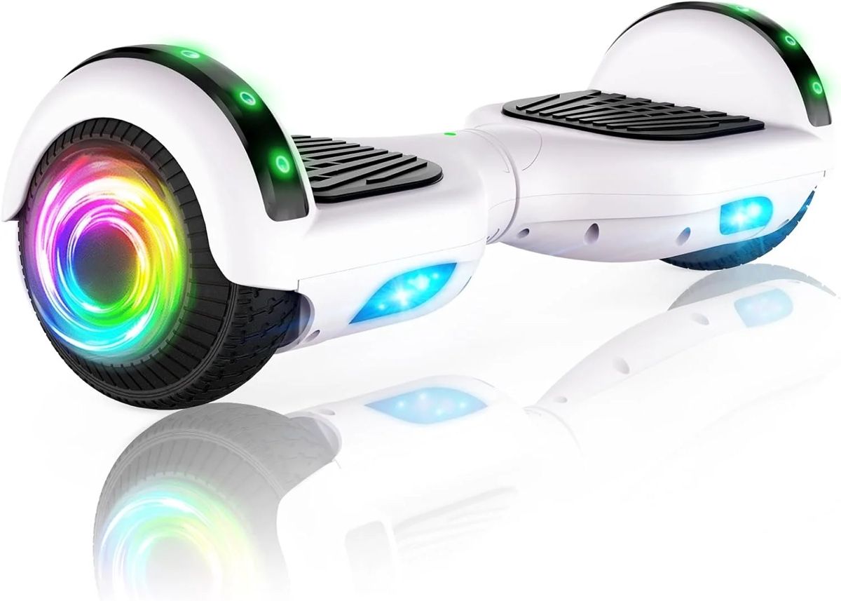 Hoverboards: Hoverboard für Kinder mit Bluetooth-Lautsprecher & LED – Neu (gemäss Beschreibung) aus Nebikon von warendiscount
