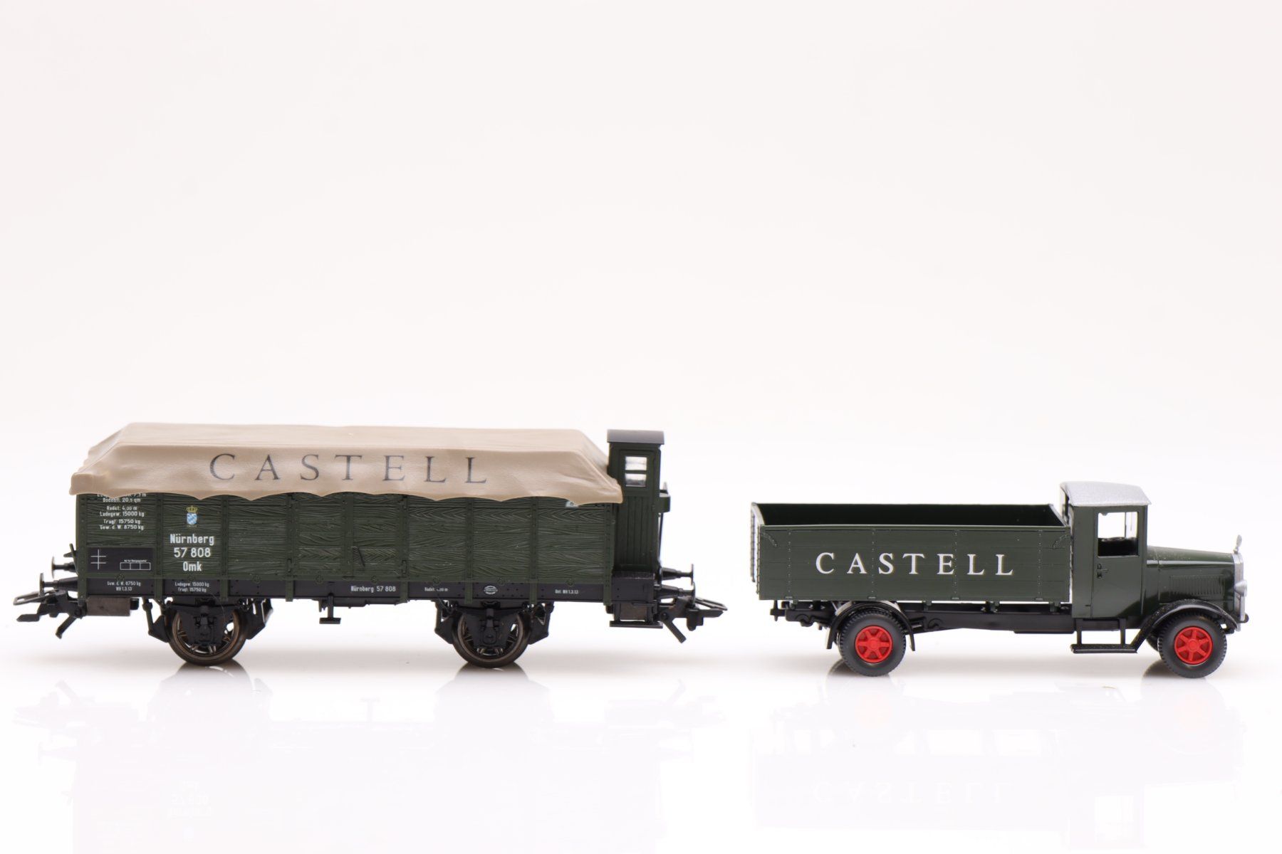 Trix Modellini di ferrovie: Trix 24311 "Castell" Set mit LKW DC, H0 – Usato da Ried (Muotathal) venduto da Modellbahn.swiss 2