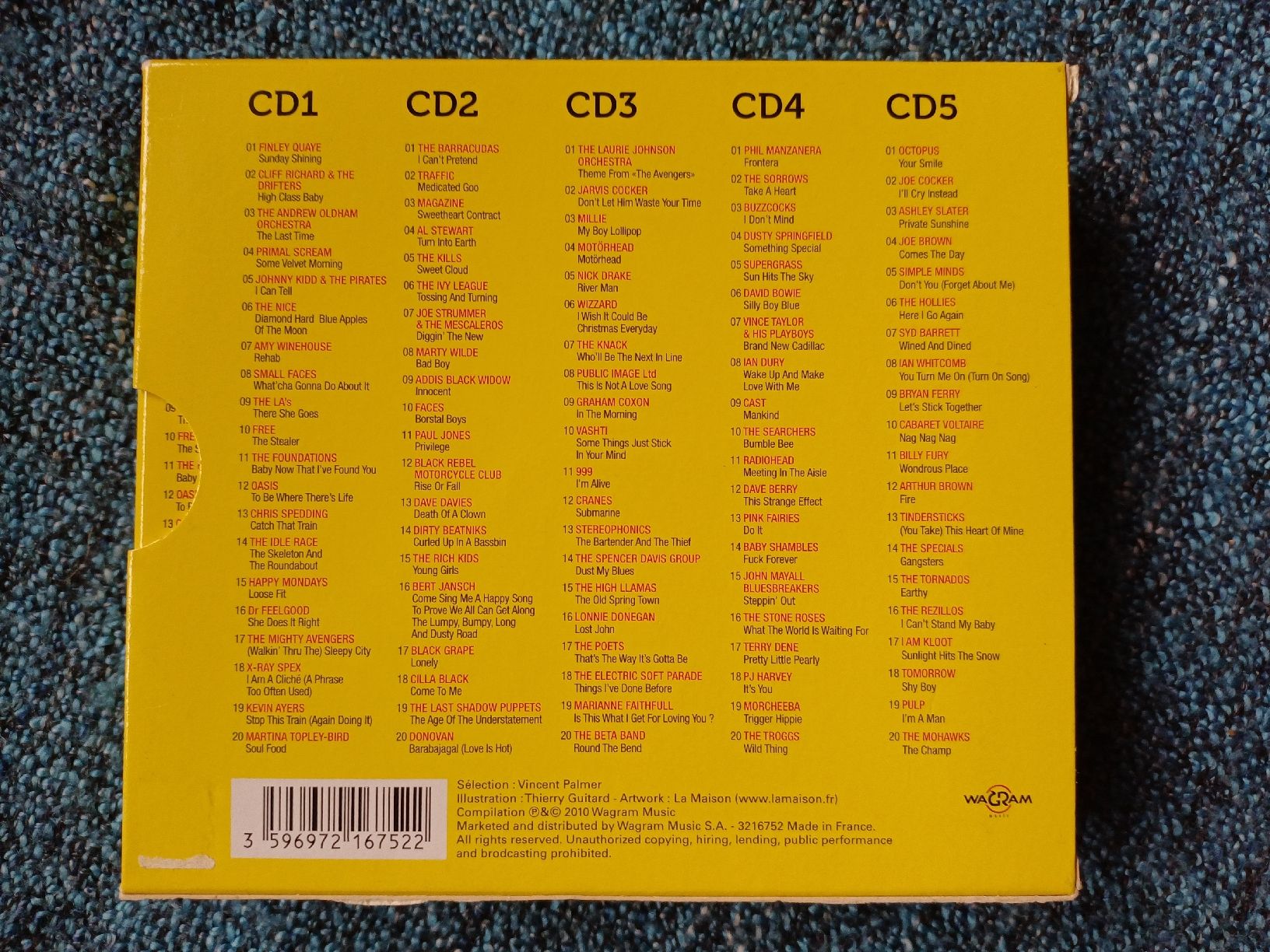 CDs: Coffret "ROCK & FOLK" in the UK. CDx5 – Gebraucht aus Begnins von Drastic-Sound 1