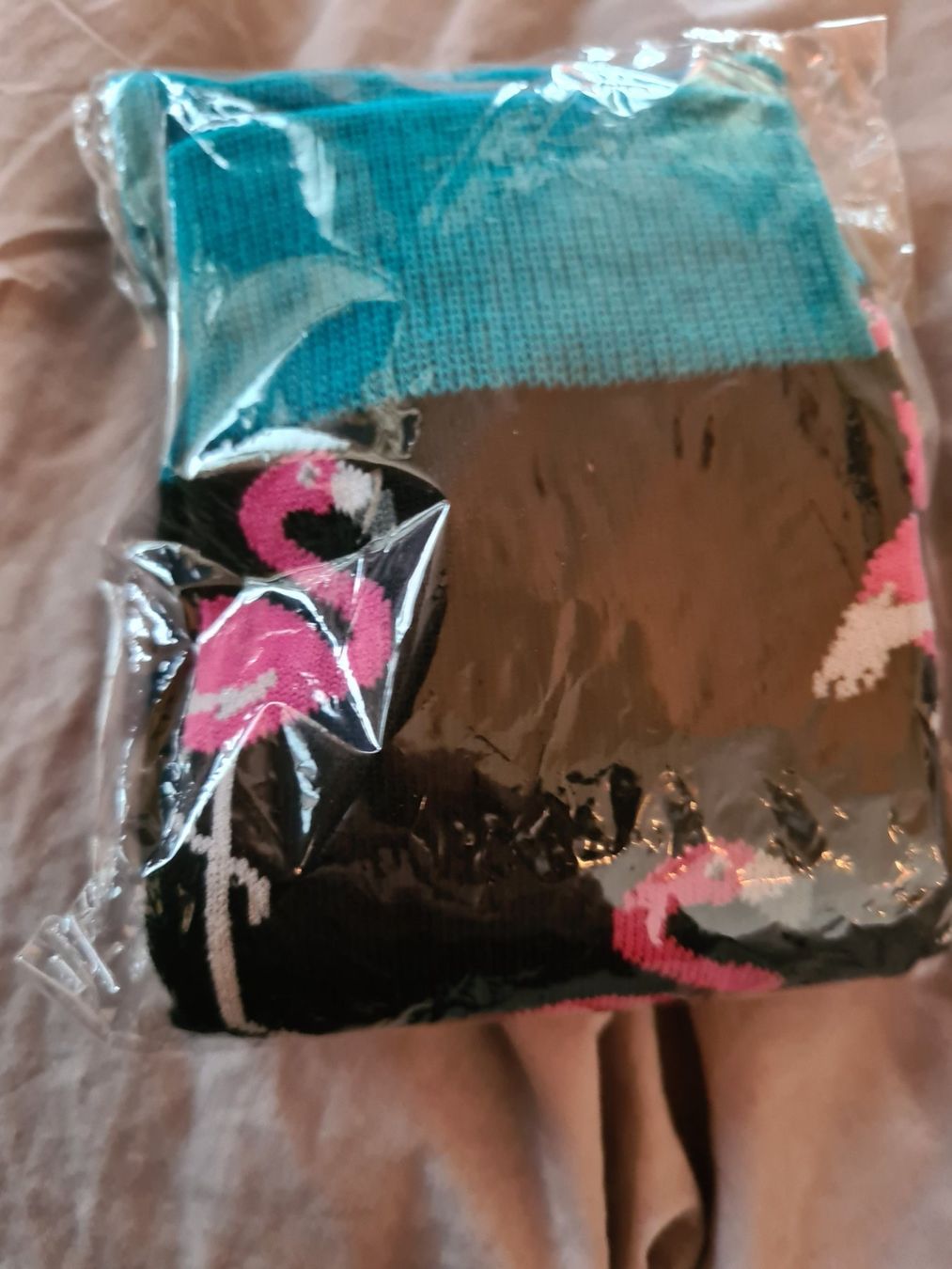 Socken: 1 Paar Socken Flamingo – Neu und originalverpackt aus Baden von rocket85 1
