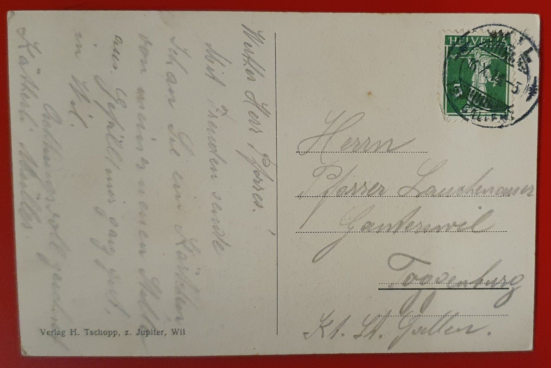 Cartoline postali: Wil - Postgebäude – Usato da Kreuzlingen venduto da Rschweiz1 1