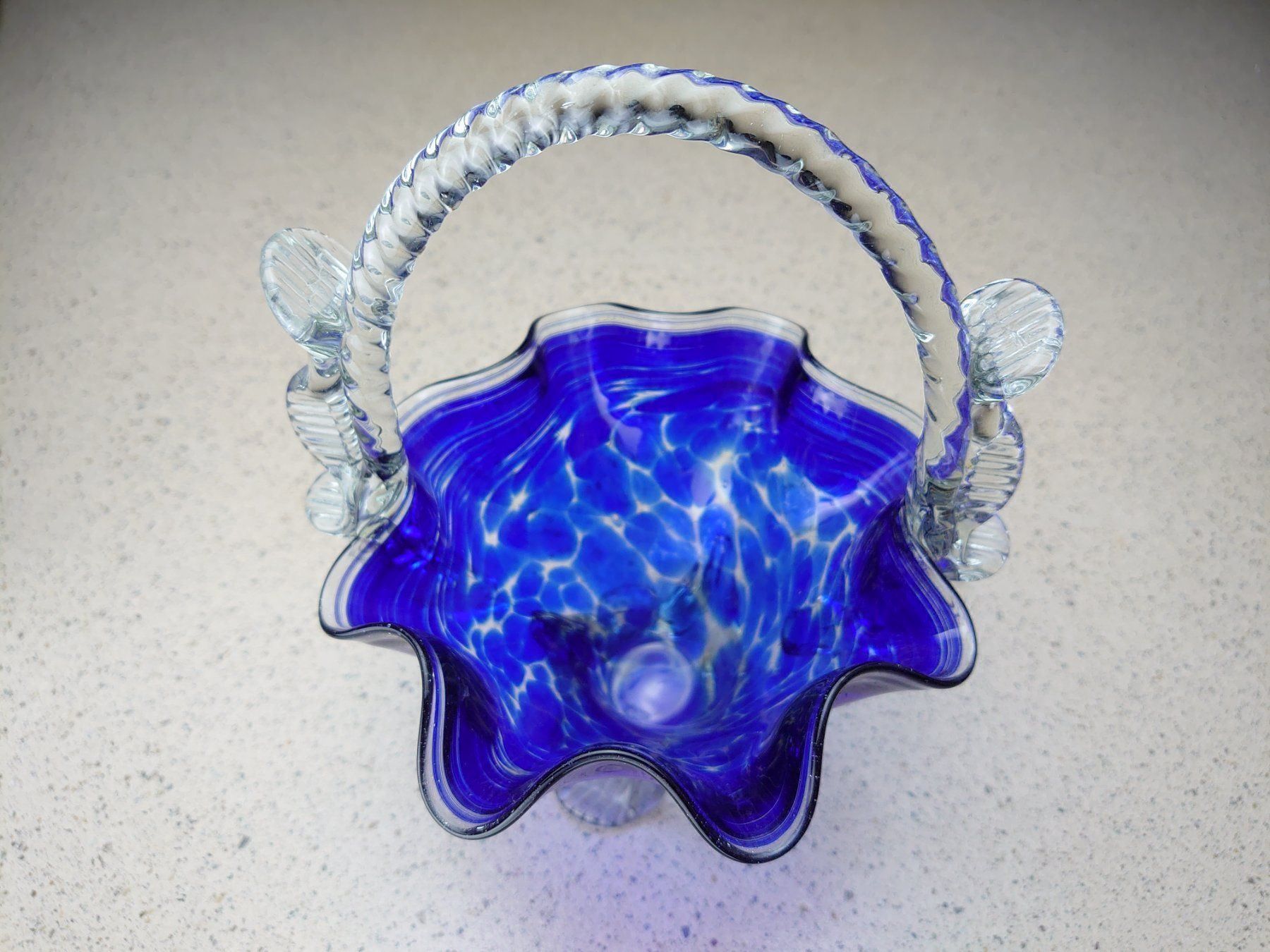 Murano Vasen & Gefässe: Murano Obstkorb blau – Gebraucht aus Zürich von safenia87 1