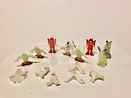 lot de 9 figurines Doubt phosphorescentes