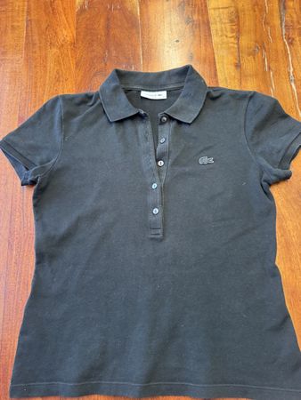 Lacoste Damen Polo-Shirt – Schwarz, Grösse 34