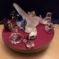 Schoene Glasfiguren Sammlung, Voegel, Top Zustand!🦆🐤🦜
