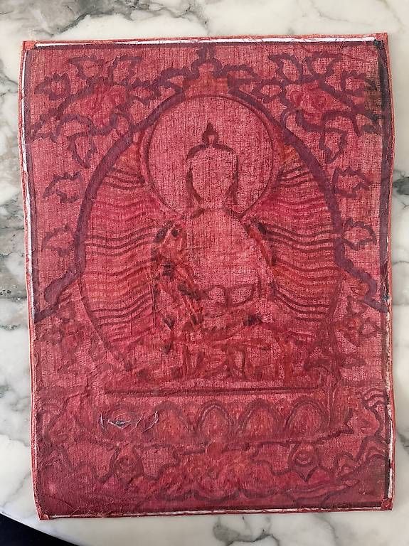 Dipinti: Tangka Buddha Shakyamuni "nero" – Usato da Caslano venduto da bri_5jft 1