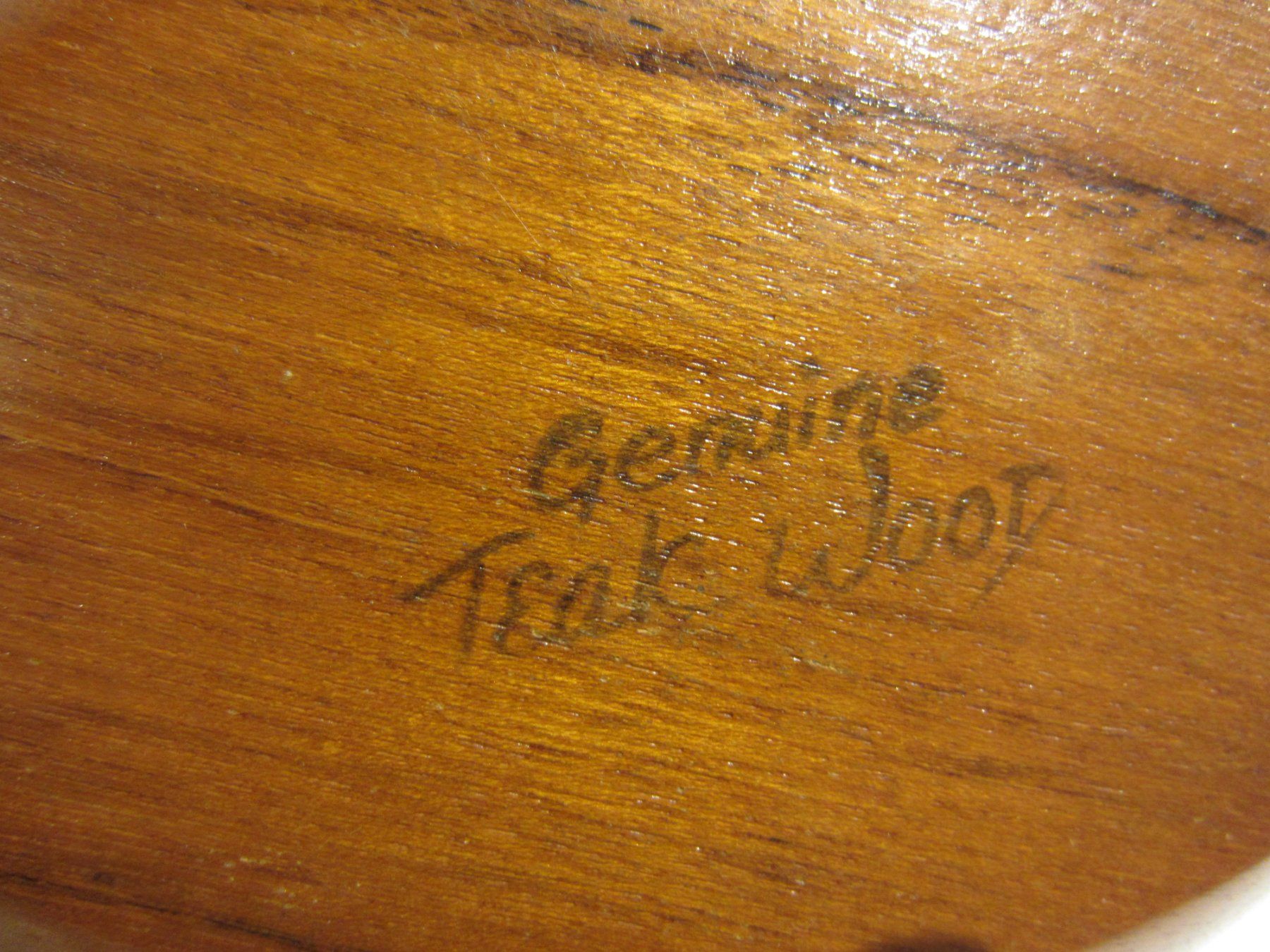 Schalen: TEAK Schale 50er Jahre Kult Design – Gebraucht aus Sursee von Tschiger 5