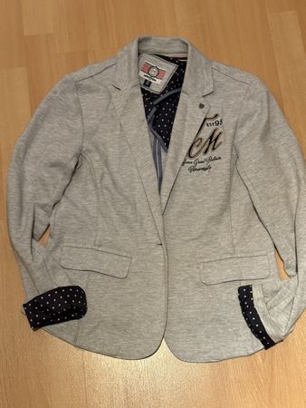 Damen Blazer,  Gr. 38, Grau, Soccx,