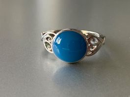 Ring temperatur-hellblau