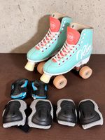 Rio Roller Script Rollschuhe Gr. 39.5 + Schoner – neuwertig