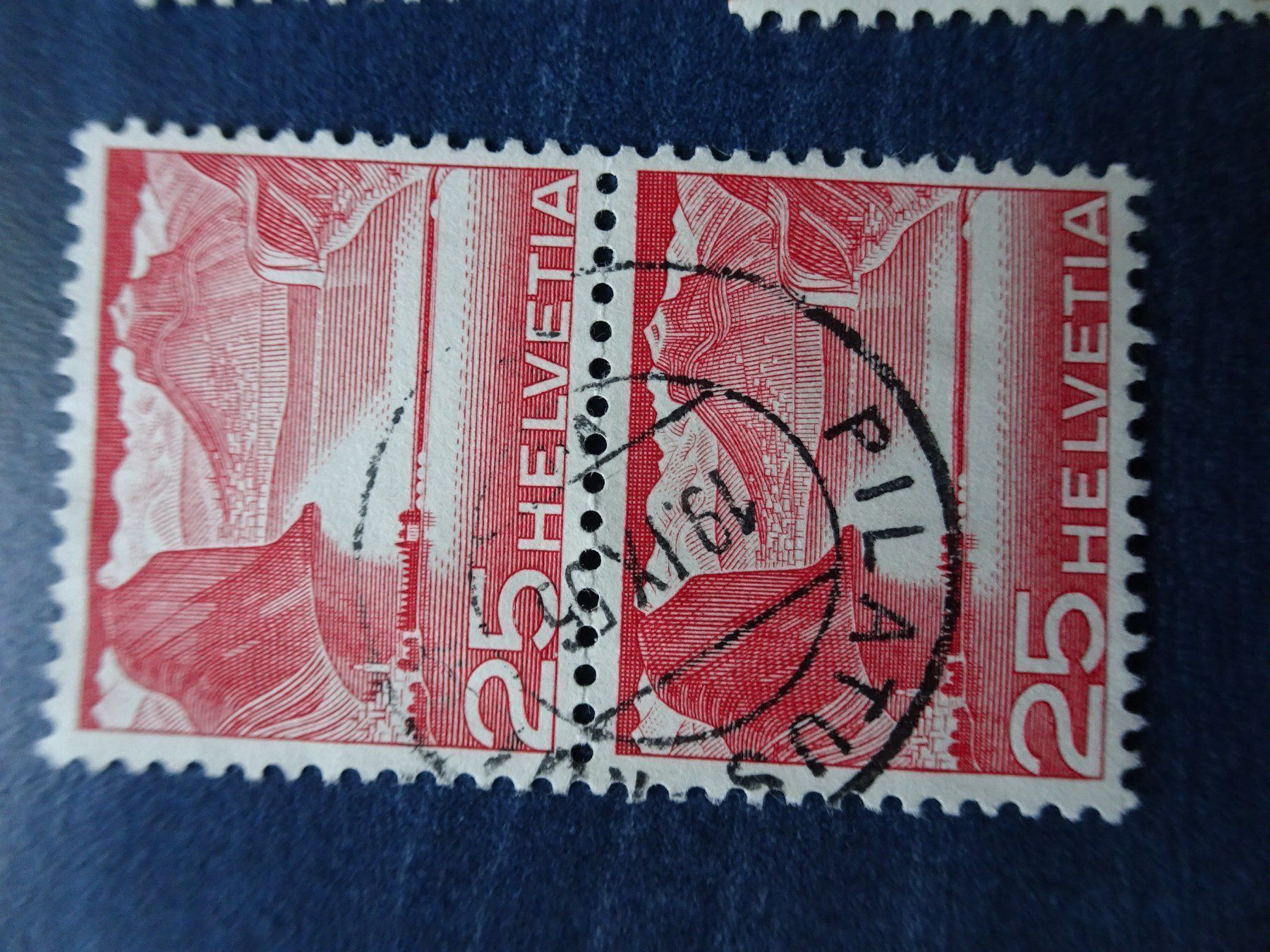 Tous les timbres: 1949  Div. 2er-Streiffen – D'occasion à Aadorf par Chnorli-Furz 7