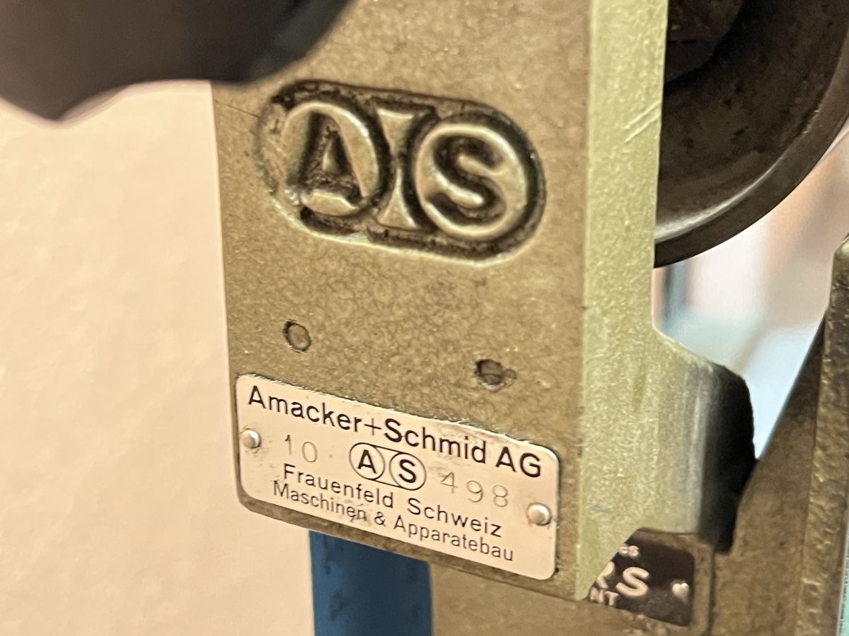 Smerigliatrici & Lucidatrici: Ponceuse à bande Suisse Amacker & Schmid – Usato da Bassecourt venduto da DiM7775 6